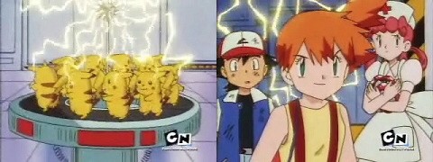 Pikachus sobrecargando