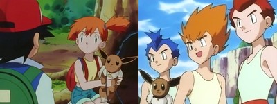 Los belicosos hermanos Eevee