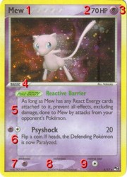 Ejemplo de una Carta de Mew