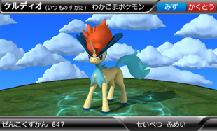 Keldeo 3D